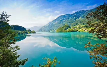 عکس دیدنی از طبیعت کوهستانی زیبای کشور سوئیس برای پس زمینه موبایل
