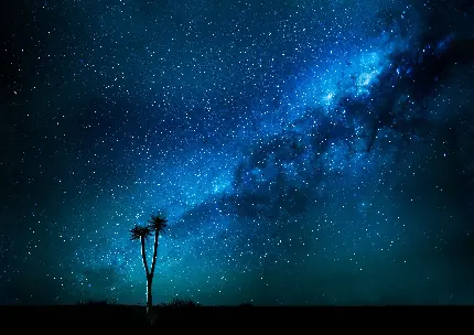 جدیدترین عکس آسمان پر ستاره شب با کیفیت 5K برای ویندوز