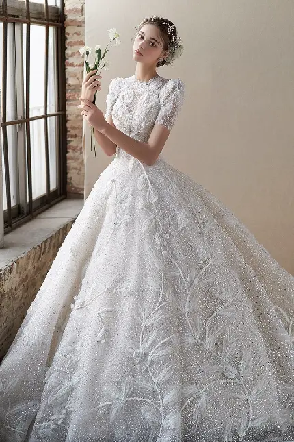 عکس خاص لباس عروس زیبا برای عروسهای جذاب با کیفیت بالا