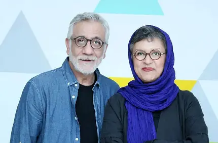 عکس مسعود رایگان به همراه همسر جذابشان در سریال گیسو