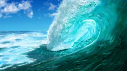 دانلود تصویر زیبا از امواج دریا با کیفیت بالا
