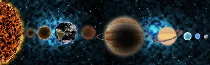 عکس پروفایل کهکشان و سیارات منظومه شمسی دخترونه و پسرانه