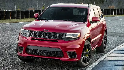 عکس شاسی بلند قوی و جذاب جیپ گرند چروکی Jeep Grand Cherokee قرمز