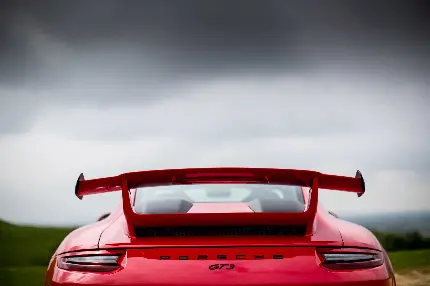 عکس پورشه 911 GT3 برترین خودروی اسپرت جهان با رنگ قرمز و کیفیت full hd