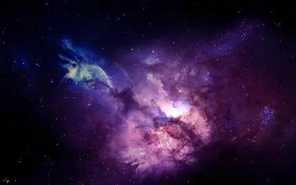 والپیپر زیبایی از فضا ستارگان و کهکشان راه شیری با کیفیت بسیار بالا
