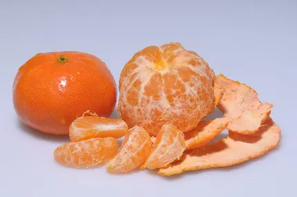 عکس پرتقال های پوست گرفته شده و آبدار با کیفیت FULL HD