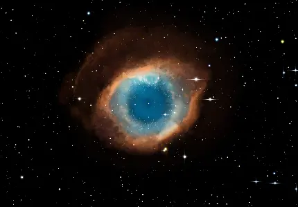 والپیپر دیدنی و زیبا از کهکشان به شکل چشم با کیفیت فوق العاده