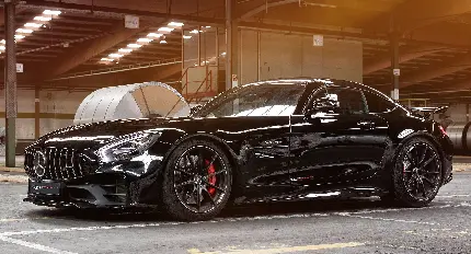 عکس فول اچ دی ماشین مرسدس بنز AMG GT R مشکی