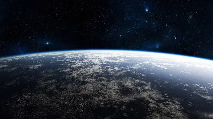 عکس پس واقعی خوشکل از ستاره های آسمان از ناسا در شب بر روی کره زمین