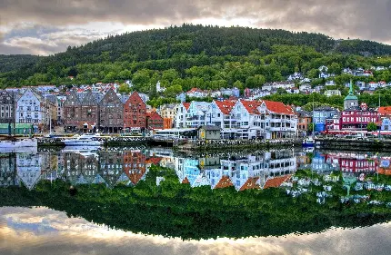 عکس با کیفیت 4k بزرگترین شهر نروژ