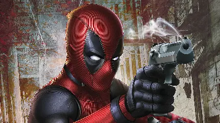 عکس ددپول Deadpool تفنگ به دست برای پروفایل