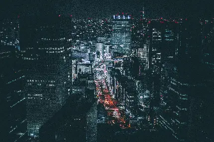 عکس شهر توکیو برای چاپ بر روی تخته و تابلو شاسی در سایز بزرگ