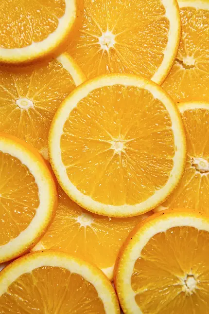 عکس خیلی خاص و متنوع از حلقه های میوه پرتقال با کیفیت دیدنی