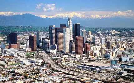 والپیپر زیبا از شهر هالیوود در لس آنجلس برای پس زمینه تبلت