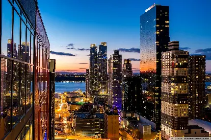 تصویر زمینه زیبا از شهر نیویوروک جذاب برای موبایل