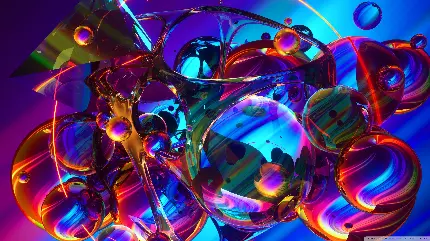 تصویر سه بعدی از شیشه و اجسام شیشه ای