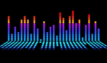 دانلود عکس اکولایزر کامپیوتری موسیقی مخصوص پس زمینه