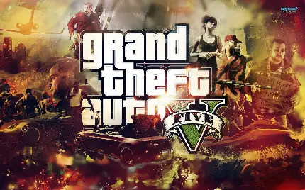 داغ ترین تصویر بازی GTA V با کیفیت ویژه برای والپیپر ویندوز 11