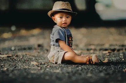 عکس مدل لباس کودک با کلاه شاپو بسیار خواستنی با کیفیت جذاب