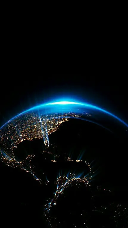 پس زمینه جدید کره زمین در شب با کیفیت خوب