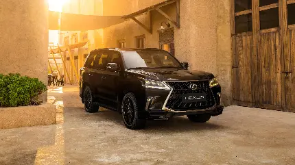 چاپ پوستر عکس ماشین لکسوس LX570 برای بکگراند و پروفایل