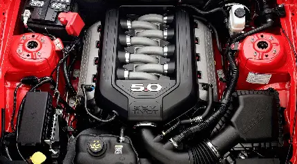 عکس موتور خورجینی V8 یا پیشرانه هشت سیلندر ماشین فراری