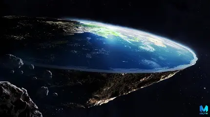 دانلود والپیپر تماشایی از کره زمین تخت با کیفیت ویژه