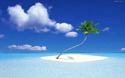 عکس جزیره کوچک ساحلی برای پروفایل و پس زمینه گوشی