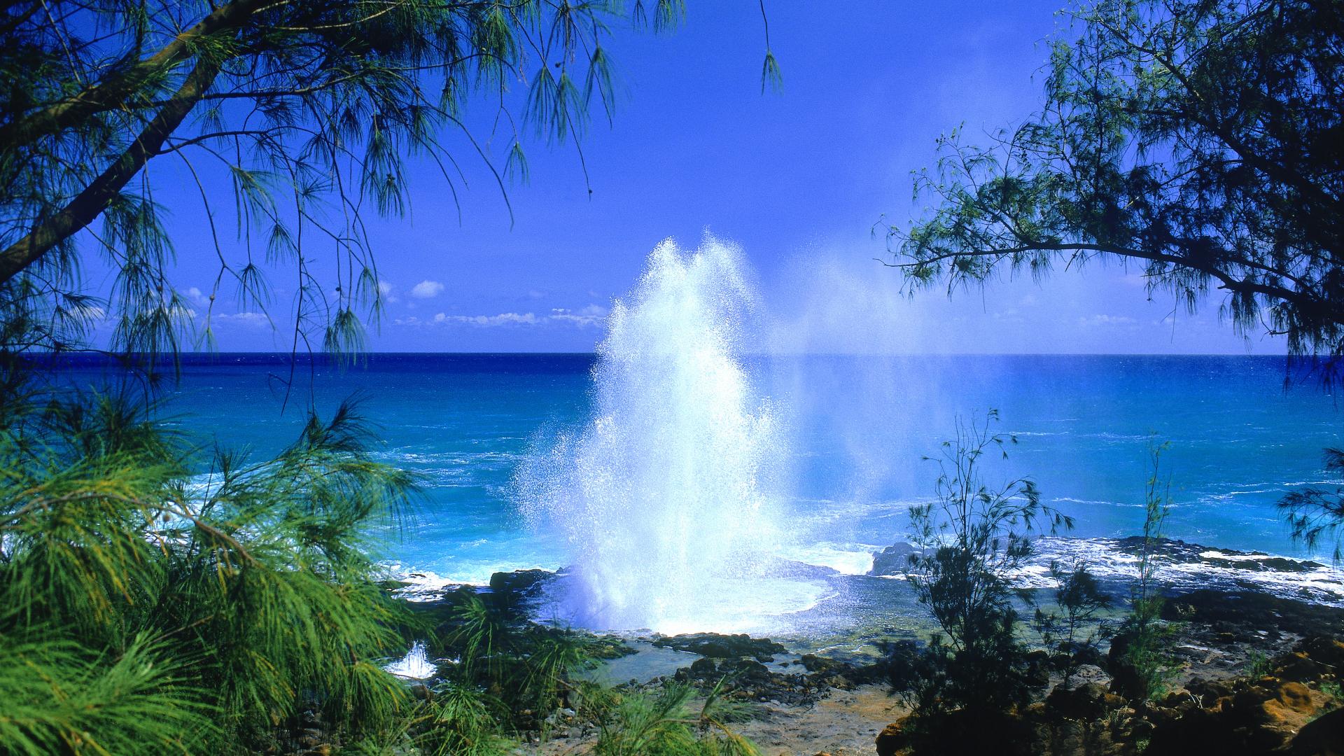 دانلود عکس ساحل دریا با کیفیت Full HD جزایر هاوایی
