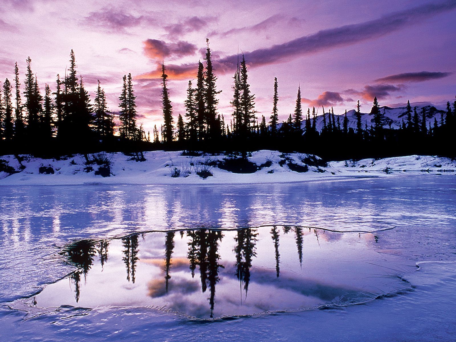 عکس از منظره و طبیعت فصل زمستان با کیفیت بالا