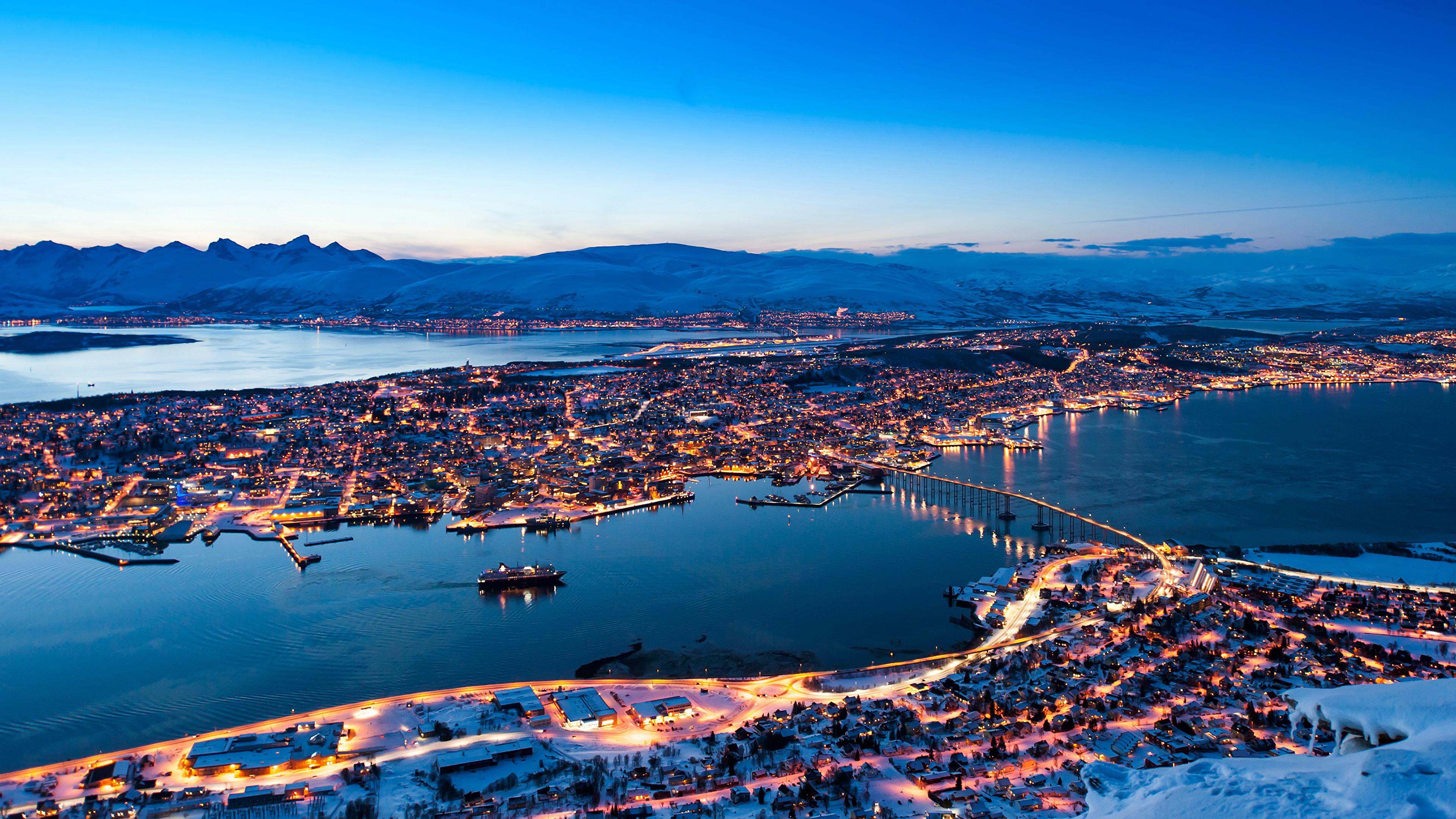 عکس فول اچ دی زیباترین شهر نروژ