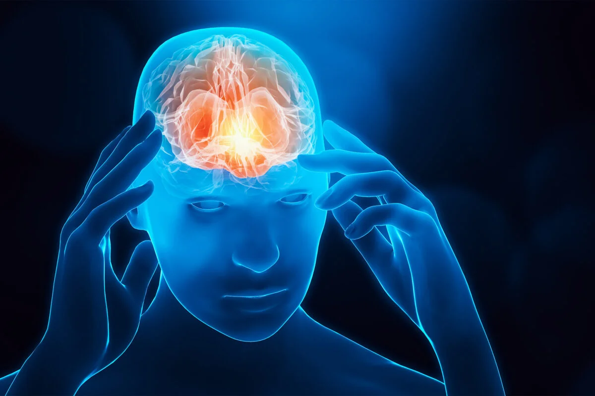 عکس مغز انسان واقعی همراه با سر درد
