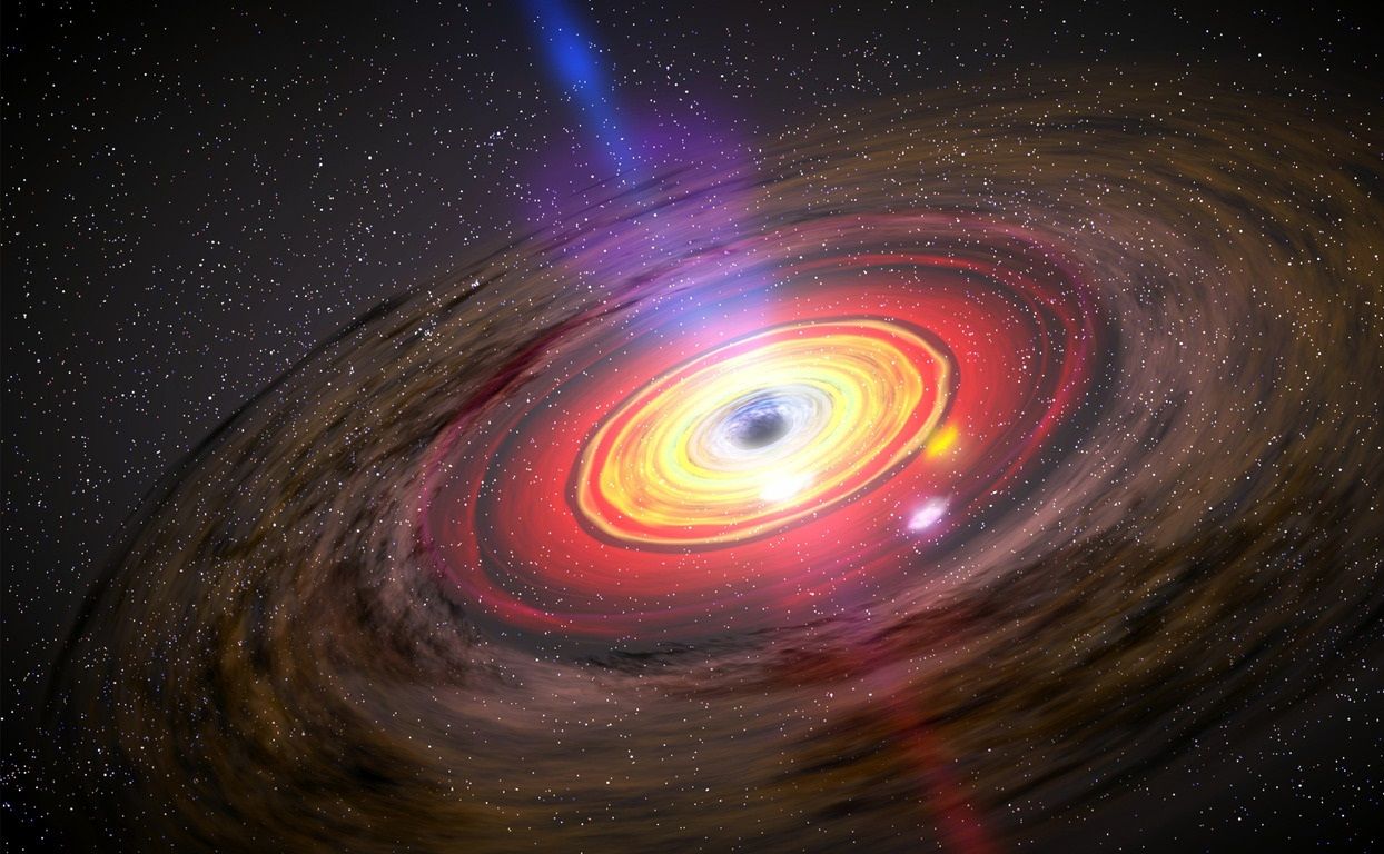 تصاویر زیبا و منتخب فضایی سیاه چاله