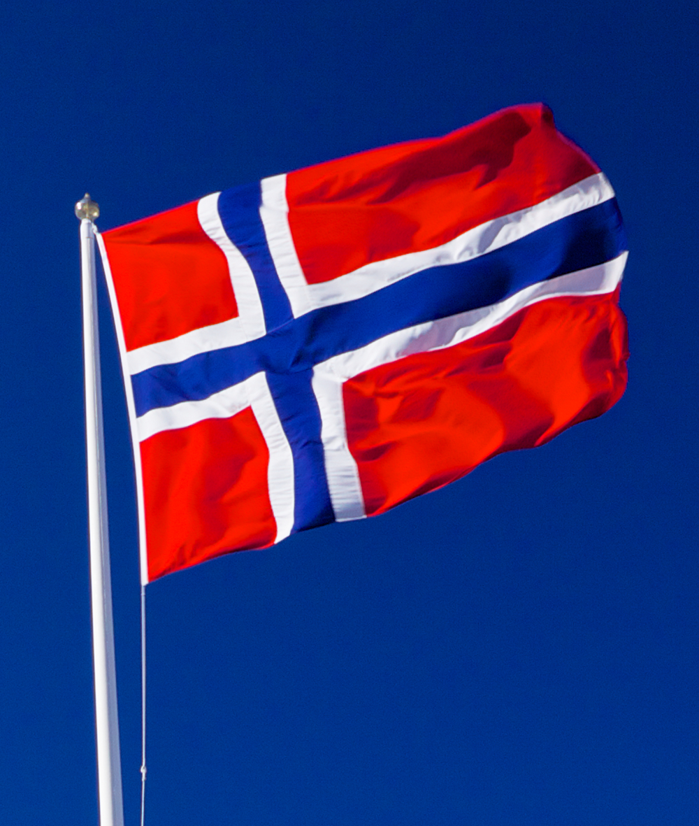 دانلود عکس پرچم کشور نروژ با کیفیت بالا برای چاپ