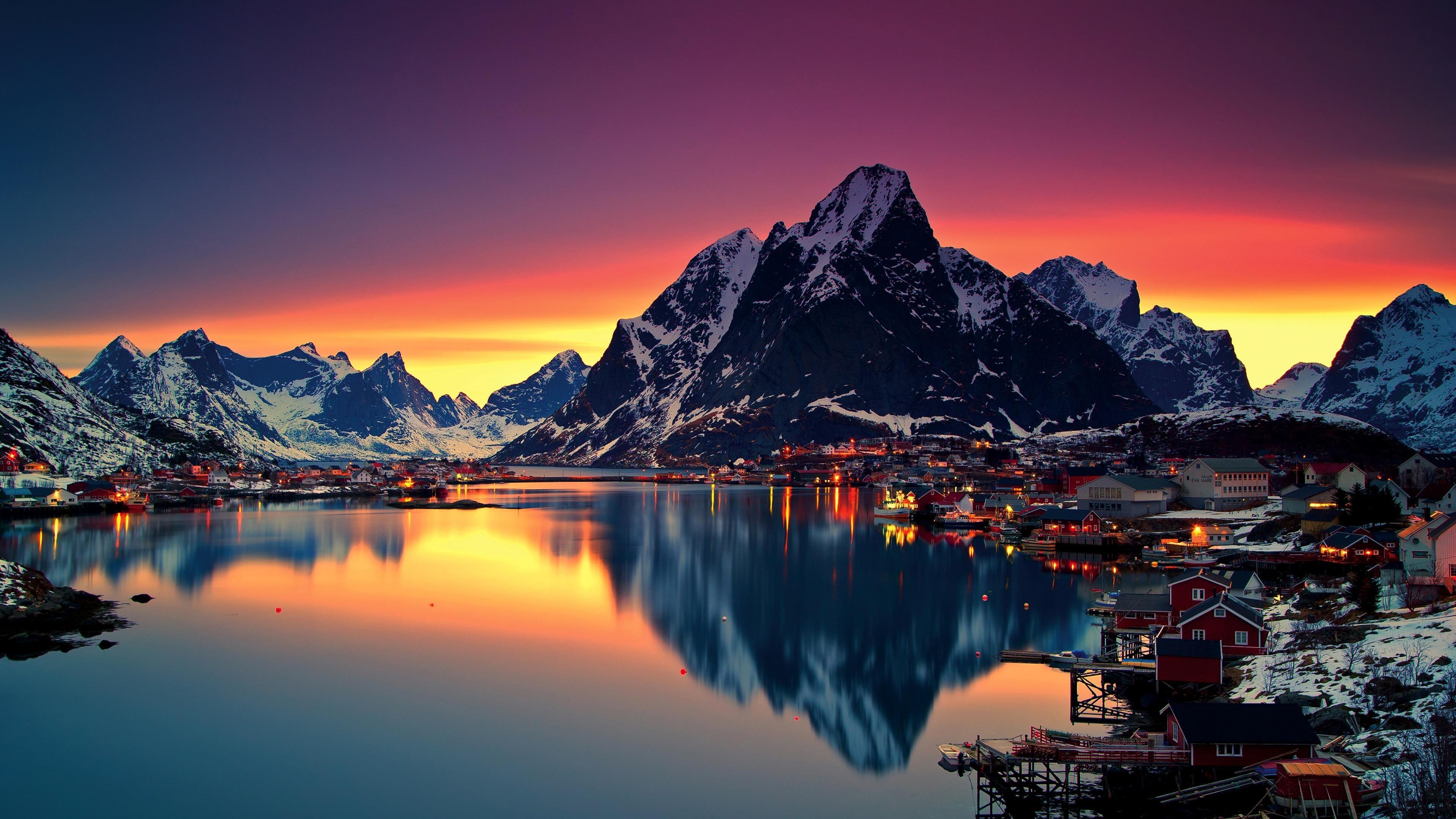 عکس طبیعت رویایی نروژ برای تصویر زمینه