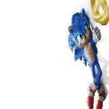 چاپ قاب موبایل و گوشی بک گراند سونیک Sonic با پس زمینه سفید برای زمینه دسکتاپ
