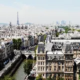 چاپ قاب موبایل و گوشی عکس زیباترین بناهای پاریس در شهر معماری و هنر با خانه ها و ساختمانهای تاریخی معروف 