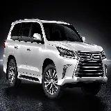 چاپ قاب موبایل و گوشی دانلود تصویر عکس ماشین لکسوس LX570 سفید