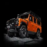 چاپ قاب موبایل و گوشی دانلود عکس ماشین لندرور قشنگ و باحال قرمز رنگ با بک گراند مشکی