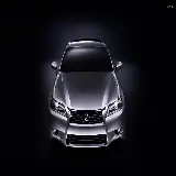 چاپ قاب موبایل و گوشی تصویر سدان لاکچری لکسوس جی اس Lexus GS با رنگ نقره ای و پس زمینه مشکی
