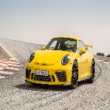 چاپ قاب موبایل و گوشی عکس ماشین پورشه 911 GT3 زرد رنگ برای تصویر زمینه و پس زمینه