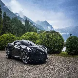 چاپ قاب موبایل و گوشی عکس خفن و لاکچری ماشین بوگاتی Bugatti با رنگ مشکی براق