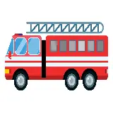 چاپ قاب موبایل و گوشی عکس نقاشی ماشین آتش نشانی ساده برای کشیدن نقاشی با مداد رنگی