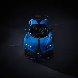 چاپ قاب موبایل و گوشی تصویر بوگاتی Bugatti از روبرو با پس زمینه مشکی و تاریک