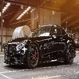 چاپ قاب موبایل و گوشی عکس فول اچ دی ماشین مرسدس بنز AMG GT R مشکی