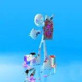 چاپ قاب موبایل و گوشی تصویرزمینه با کیفیت از رنگ کاری جالب آدمک کارتونی