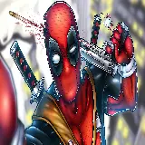چاپ قاب موبایل و گوشی عکس با کیفیت اسلحه در دست ددپول Deadpool