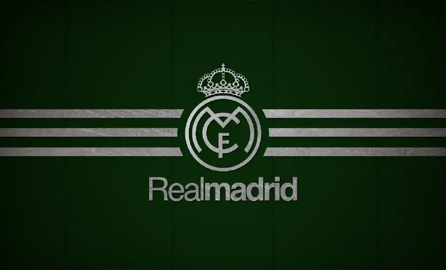 عکس زمینە سبز رنگ از لوگوی درجە یک رئال مادرید