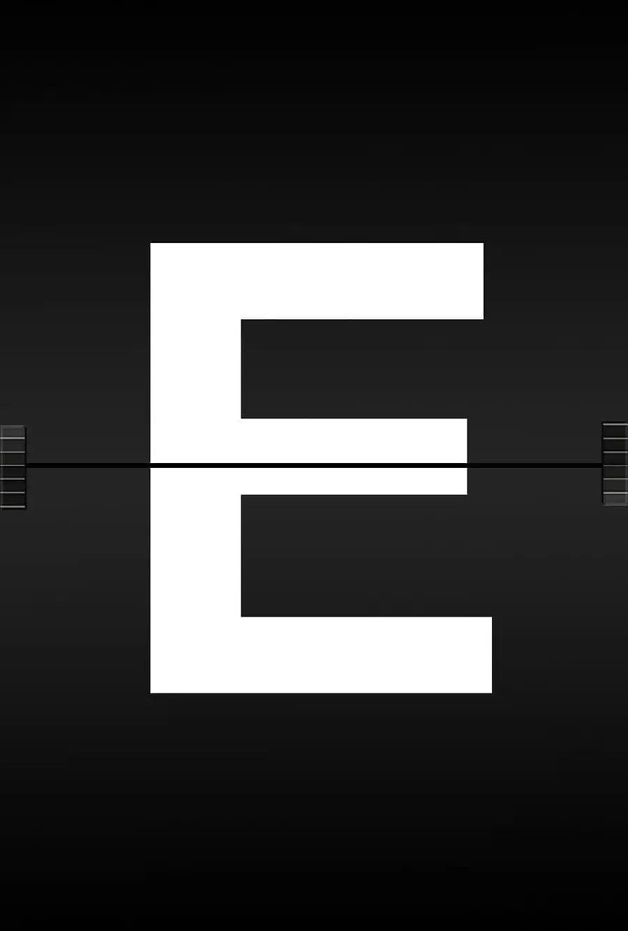 دانلود عکس حرف E انگلیسی با فرم ساده و شیک برای الگو