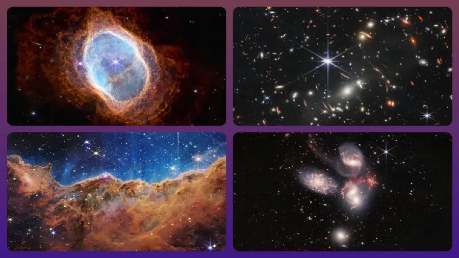 4 تصویر جدید و اچ دی تلسکوپ فضایی جیمز James Webb Telescope
